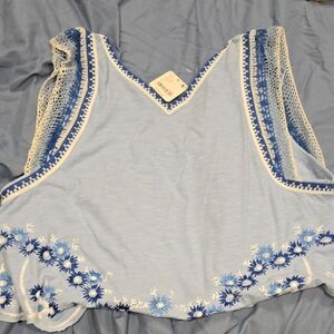 Free People Cropped Top, L. NWT